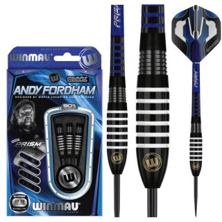 3er Set Steeldarts Winmau Andy Fordham Onyx 23 g