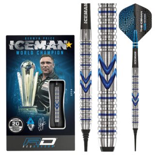 3er Set Softdarts Red Dragon Gerwyn Price Midnight Edition