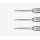 3x Target Swiss Point Storm Quartz Silver 30mm 340121