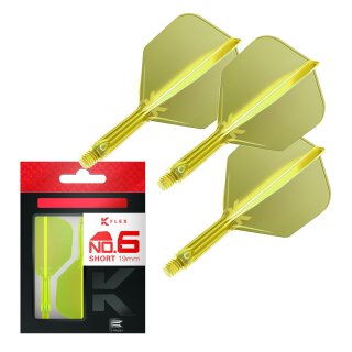Target K-Flex neon gelb No 6 M - 33 mm
