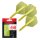 Target K-Flex neon gelb No 6 M - 33 mm