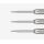 3xTarget Swiss Point Chrono Silver 26mm 340210
