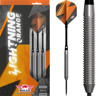 3er Set Steeldarts Bulls Lightning Orange