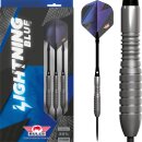 3er Set Steeldarts Bulls Litghtning blue