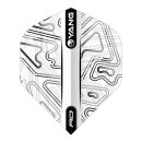 Dart Flights Red Dragon Yin Yang Black & White 6974