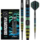 3er Set Steeldarts Red Dragon Dragonfly 95 Black Tapered 25 g
