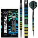 3er Set Steeldarts Red Dragon Dragonfly 95 Black Parallel...