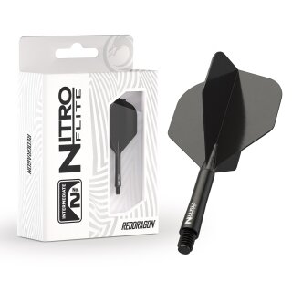 Red Dragon Nitro Flite No.2 Black/Black Inter - 22,5  mm