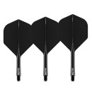 Red Dragon Nitro Flite No.2 Black/Black Inter - 22,5  mm