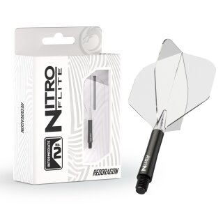 Red Dragon Nitro Flite No.2 Black/Clear M - 25,5 mm