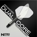 Red Dragon Nitro Flite No.2 Black/Clear M - 25,5 mm