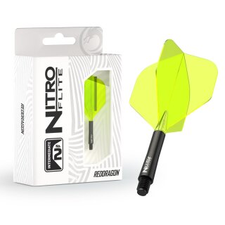 Red Dragon Nitro Flite No 2 black/yellow Inter - 22,5 mm