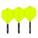 Red Dragon Nitro Flite No.2 Black/Yellow Inter - 22,5 mm