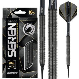3er Set Softdarts Red Dragon Seren 1 Onyx
