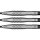 3er Set Steeldarts Bulls Smoke Silver Ash