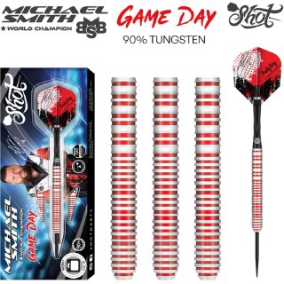 3er Set Steeldarts Shot Michael Smith Game Day 26g