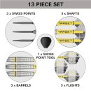 3er Set Steeldarts Target Scott Williams Shaggy G2 SP