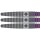 3er Set Steeldarts Unicorn Amethyst 1