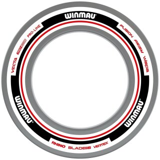 Winmau Dartboard Surround Advance weiß & rot 4453